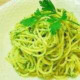 イタリアンパセリの消費に★イタリアンパセリのパスタ